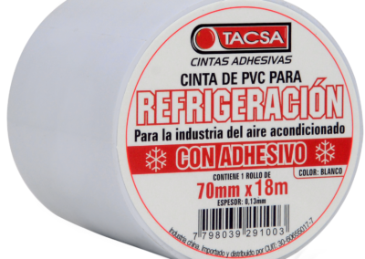 CINTA PARA REFRIGERACIÓN CON ADHESIVO