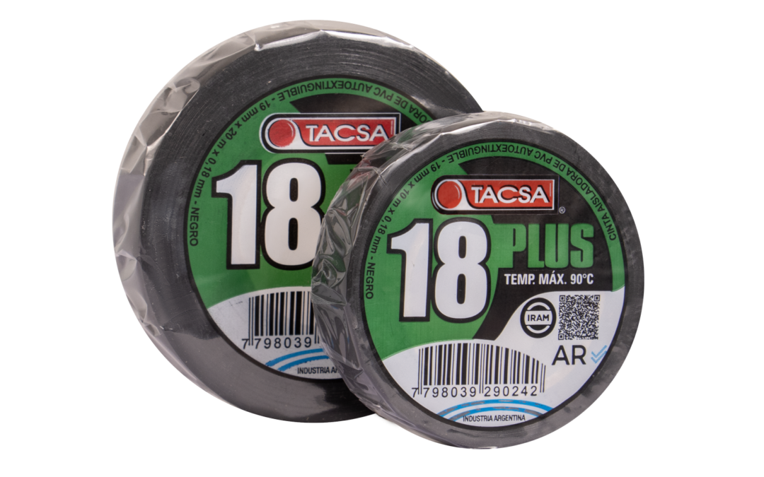 CINTA AISLADORA DE PVC 18 PLUS